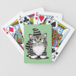 Naipes del gatito del Tabby Cartas De Juego