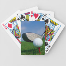 naipes del golf cartas de juego