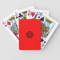 Naipes del Pentagram cartas de juego