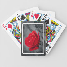 Naipes del rosa rojo baraja cartas de poker