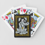 Naipes divertidos del perro baraja cartas de poker