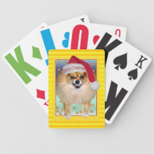 Naipes el | mún Santa Pomeranian Baraja