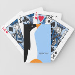 Naipes lindos del pingüino de emperador