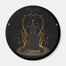 Namaste elegante Buda Imanes De Nevera