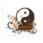 Namaste Yin Yang Tarjetas Postales