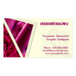 namecard-0011/forma de hojas de la planta tarjetas de visita