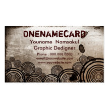 namecard-008/papel viejo del grunge plantillas de tarjeta de negocio