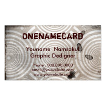 namecard-008/papel viejo del grunge plantilla de tarjeta de visita