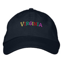 Namedrop Nation_Virginia multicolor Gorra De Beisbol