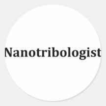 Nanotribologist Etiqueta Redonda