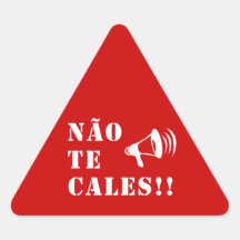 ¡Não Te Cales!! Calcomanía De Trianguladas