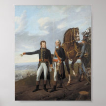 Napoleon y Berthier en Marengo Poster