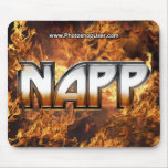 NAPP Mousepad - versión del fuego Tapetes De Ratón