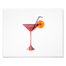 naranja azul graphic.png de la paja de la bebida r impresiones fotograficas