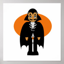 Naranja Behind.png del dibujo animado del vampiro Impresiones