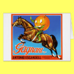 Naranja de Gagnant tarjetas