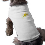 Naranja de la sol de Summersgarden y mini amarillo Camisetas De Perro