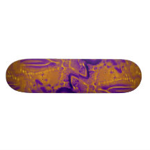 Naranja de Splotchy Patines Personalizados