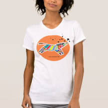 Naranja del funcionamiento de Zzebbraa Camisetas
