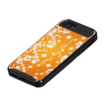 Naranja elegante de la chispa del invierno