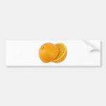 Naranja Pegatina De Parachoque