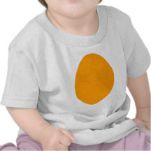 Naranja sólido del huevo los regalos de Zazzle del Camisetas