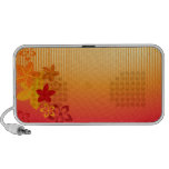 Naranja tropical altavoces de viaje