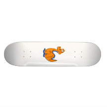 Naranja y azul mimosos del dragón patines 