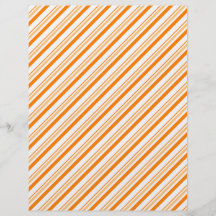 Naranja y blanco rayados tarjetones