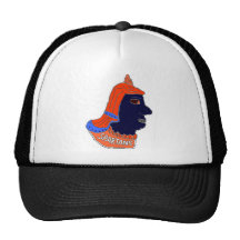 Naranja y marina de guerra principales espartanos  gorro de camionero