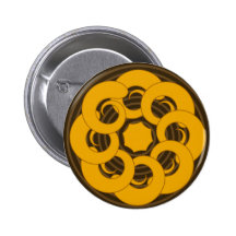 Naranja y remolino de Brown Pin