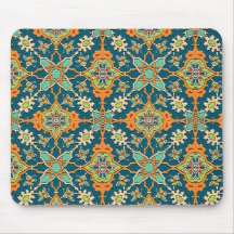Naranja y trullo elegantes Mousepad
