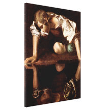 Narciso, Caravaggio Lienzo Envuelto Para Galerias