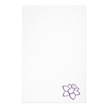 Narciso púrpura  papeleria de diseño