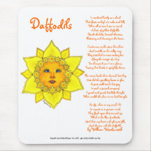 Narciso soleado - Mousepad (blanco) Tapete De Ratones