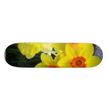 Narcisos de la primavera monopatin