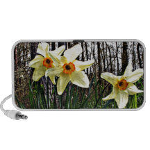 Narcisos de Posterized Laptop Altavoces