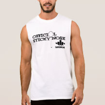 Nariz pegajosa 002 camisetas sin mangas