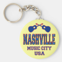 Nashville, ciudad los E.E.U.U. de la música Llavero Personalizado