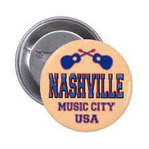 Nashville, ciudad los E.E.U.U. de la música Pins