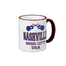 Nashville, ciudad los E.E.U.U. de la música Tazas