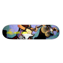 Nate y guitarra patinetas personalizadas