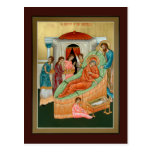 Natividad de la tarjeta del rezo de Theotokos Postal