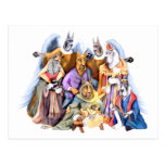 Natividad del navidad de great dane tarjetas postales
