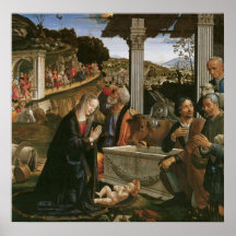Natividad - Domenico Ghirlandaio Poster