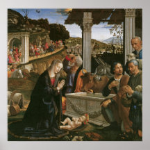Natividad - impresión de la lona de Domenico Ghirl Impresiones