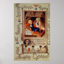 Natividad y Visitation de los pastores Posters