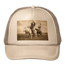 Nativo americano gorros bordados