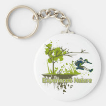 Naturaleza de la experiencia llavero personalizado