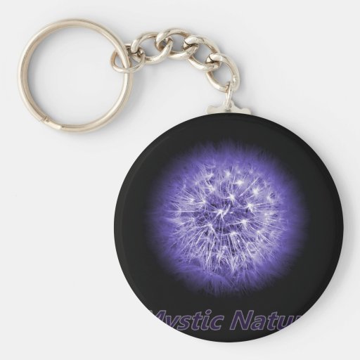 Naturaleza del místico del flower power llaveros personalizados